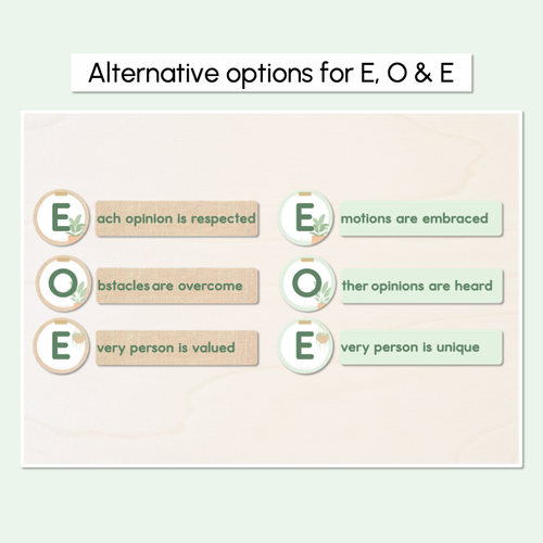 Resource preview 3 for WELCOME Acrostic Door Display - The Greenhouse Collection - Natural Classroom Decor