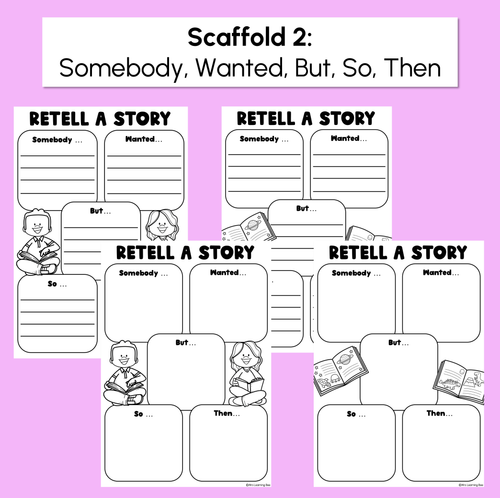 Resource preview 3 for Story Retell - Student Templates