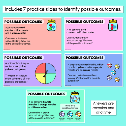 Resource preview 3 for Exploring Chance Outcomes - Digital Slides