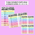 3 for Order of Adjectives – Rainbow Poster Display