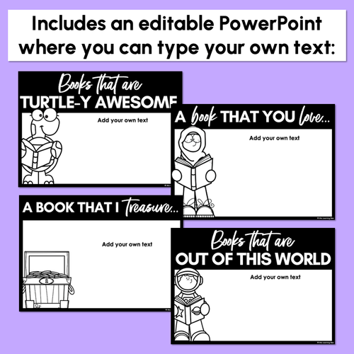 Resource preview 3 for WRAP A STORY BOOK - Book Week or Start/End of Year Classroom Book Activity