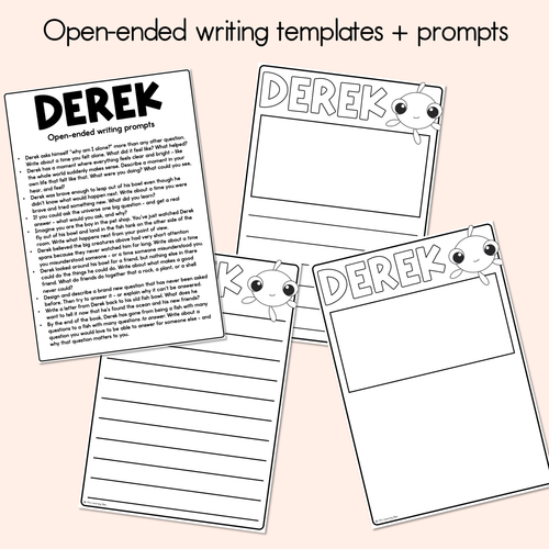 Resource preview 3 for Derek Printable Pack - Literacy, Maths, Book Crafts & Design Printables - Book Week 2026