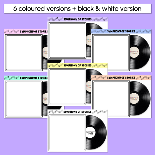 Resource preview 3 for Book Week 2026 Record Cover Design - Symphony of Stories