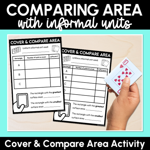 Resource preview 4 for Comparing & Measuring Area - Grade 1 & 2 Unit of Work