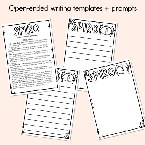 Resource preview 3 for Spiro Printable Pack - Book Week 2025