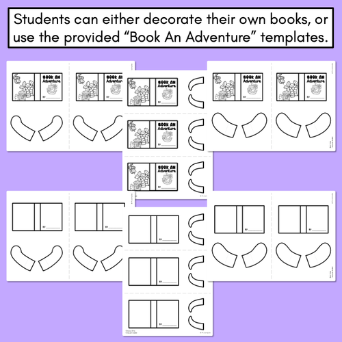 Resource preview 3 for BOOK WEEK 2025 - Book An Adventure 3D Crafts