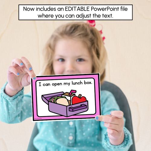 Resource preview 3 for Transition to School Task Cards - EDITABLE
