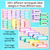3 for Rectangular Editable Labels - Watercolour Rainbow Classroom Decor - The Kutopia Collection