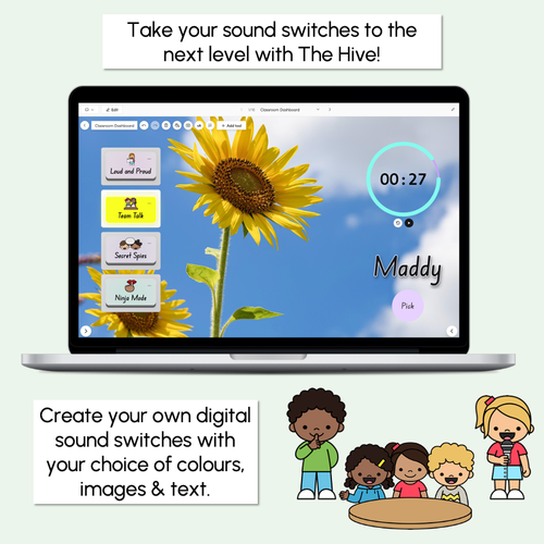 Resource preview 4 for Editable Classroom Noise Levels Poster - The Greenhouse Collection - Natural Classroom Decor