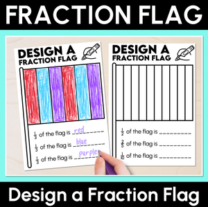 Design a Fraction Flag - Fractions Worksheets