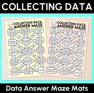 Data Answer Mazes - Collecting Data Mats
