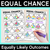 1 for Equal Chance - Equally Likely Outcomes Worksheets