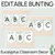 1 for Editable Bunting - The Eucalyptus Edit - Eucalyptus Classroom Decor