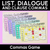 1 for List, Dialogue & Clause Commas - Commas Game