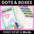 2 for Dots and Boxes Phonics Game - CVCC CCVC Bundle