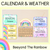 1 for CALENDAR & WEATHER DISPLAY- The Kasey Rainbow Collection