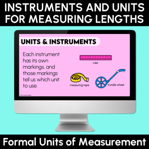 Instruments and Units for Measuring Lengths - Formal Units of Measurement Teaching Slides