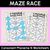 1 for Consonant Phoneme N Words Maze Race - Consonant N Words Worksheets