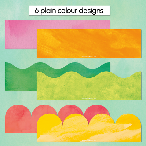 Resource preview 3 for Bulletin Borders - The Tutti Frutti Collection - Colourful Classroom Decor