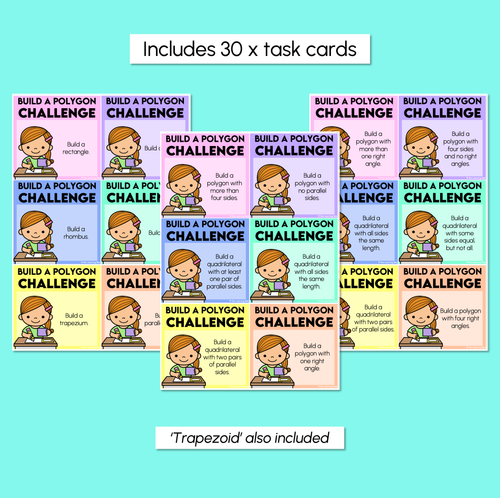 Resource preview 3 for Build a Polygon Challenge – Task Cards