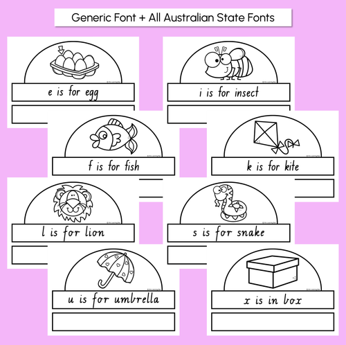 Resource preview 3 for Alphabet Crowns – Beginning Sounds