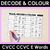 10 for Trace, Decode & Colour - CVC CVCC CCVC Words Decodable Worksheets Bundle