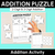 1 for 2-Digit & 3-Digit Addition Puzzle