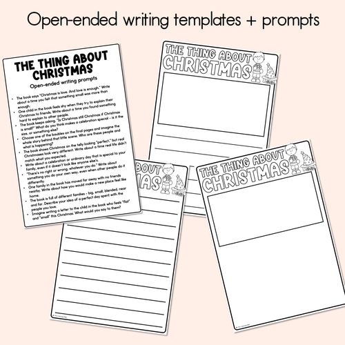 Resource preview 3 for The Thing About Christmas Printable Pack - Literacy, Maths, Book Crafts & Design Printables - Book Week 2026