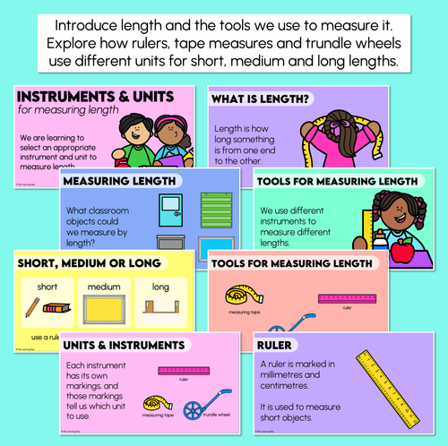 Resource preview 2 for Instruments and Units for Measuring Lengths - Formal Units of Measurement Teaching Slides