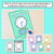 2 for Clocks – Playdough or Wipeable Mats