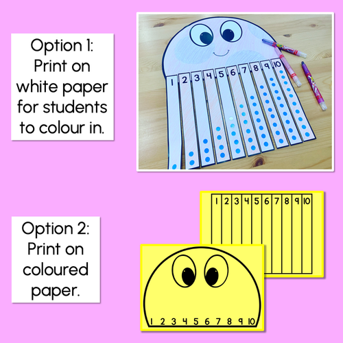 Resource preview 2 for Jellyfish Number Craft