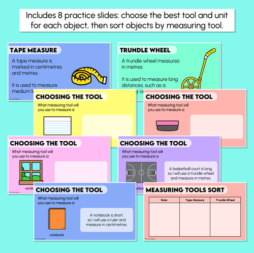 Resource preview 3 for Instruments and Units for Measuring Lengths - Formal Units of Measurement Teaching Slides