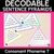 1 for CONSONANT PHONEME T WORDS - Decodable Sentence Pyramids - Phonics Fluency