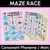 1 for Consonant Phoneme J Words Maze Race - Consonant J Words Mats