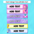 3 for Rainbow Trolley Labels - The Kutopia Collection