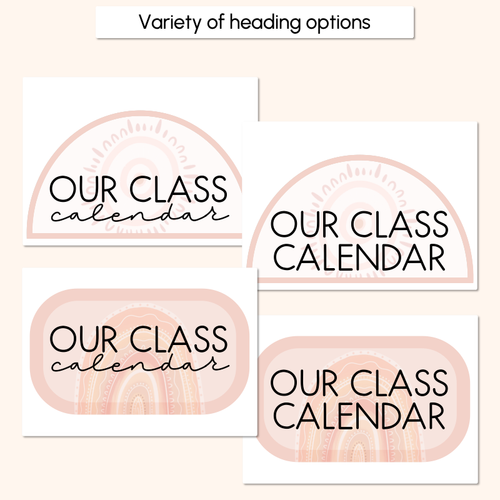 Resource preview 5 for CALENDAR & WEATHER DISPLAY- The Jagun Collection