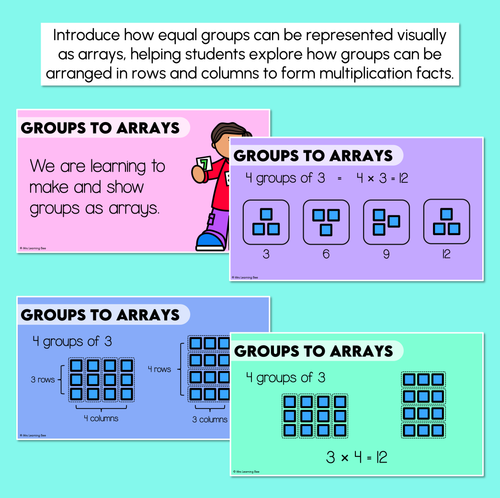 Resource preview 2 for Groups to Arrays - Making Groups of Arrays - Digital Slides