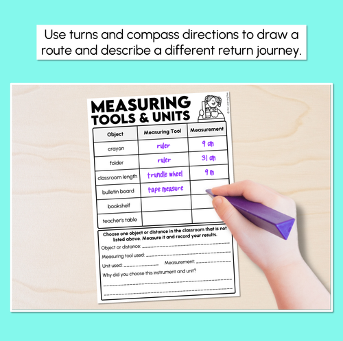 Resource preview 2 for Instruments and Units for Measuring Lengths - Units of Measurement Worksheets