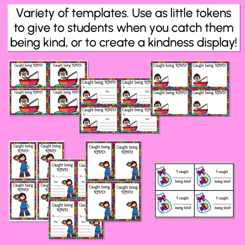 Resource preview 2 for Caught Being Kind - Kindness Classroom Display