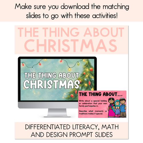 Resource preview 7 for The Thing About Christmas Printable Pack - Literacy, Maths, Book Crafts & Design Printables - Book Week 2026