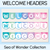 1 for WELCOME Bunting Headers - Sea of Wonder Collection - Calming Classroom Decor