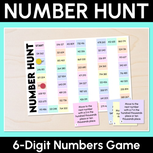 Resource preview 2 for Place Value: Ordering & Naming Numbers in the Thousands - Grade 3 & 4 Unit of Work