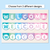 2 for WELCOME Bunting Headers - Sea of Wonder Collection - Calming Classroom Decor