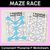 1 for Consonant Phoneme P Words Maze Race - Consonant P Words Worksheets
