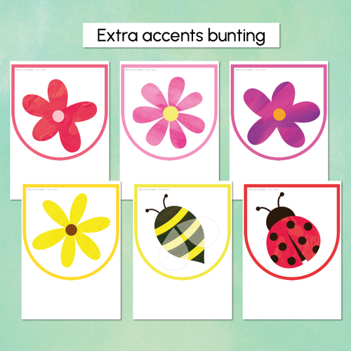 Resource preview 3 for Editable Bunting - The Tutti Frutti Collection - Colourful Classroom Decor