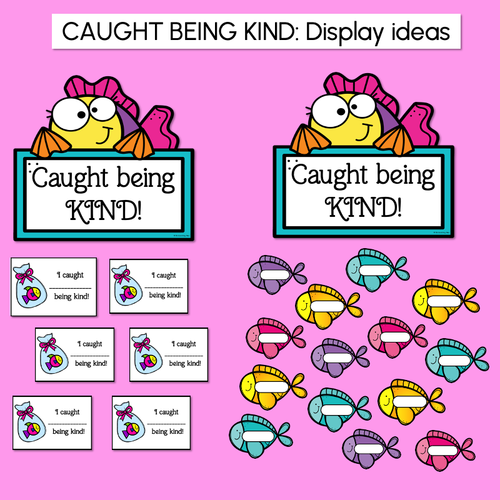 Resource preview 4 for Caught Being Kind - Kindness Classroom Display