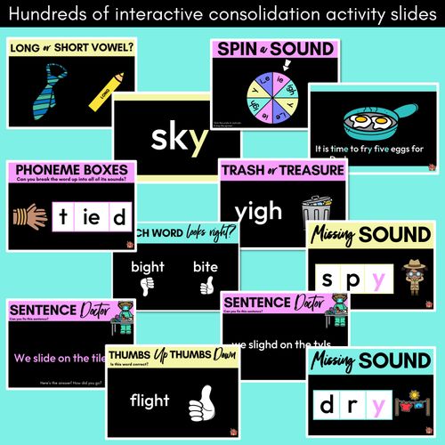 Resource preview 4 for Long Vowel I Lesson Slides - Long Vowel Team PowerPoints