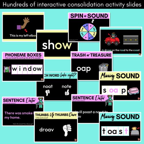 Resource preview 4 for Long Vowel O Lesson Slides - Long Vowel Team PowerPoints
