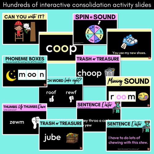 Resource preview 4 for Long Vowel U Lesson Slides - Long Vowel Team PowerPoints