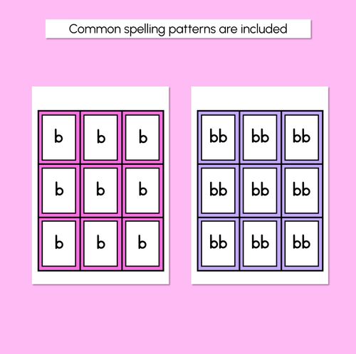 Resource preview 4 for B SOUND BINGO - Ways to spell the /b/ phoneme
